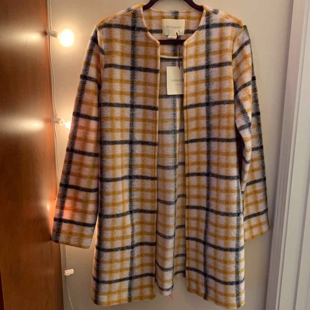Cynthia Rowley Autumn Plaid Coat
